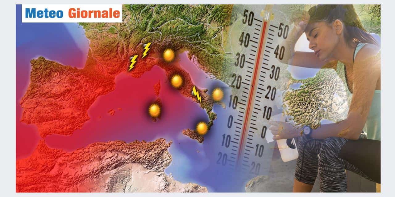 Fine Luglio rovente, poi maggiori turbolenze