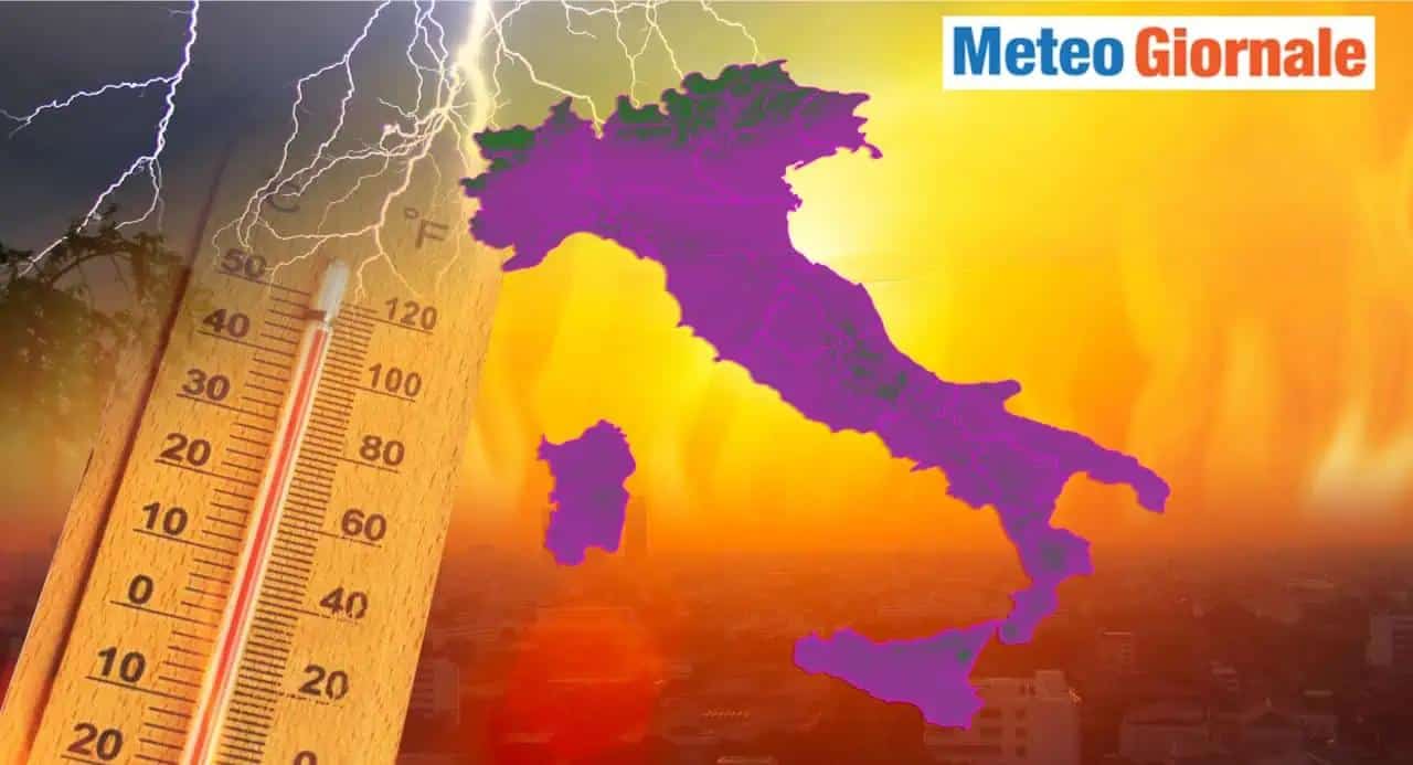 Caldo da paura, ma già si guarda al rischio temporali quando arriverà aria più fresca