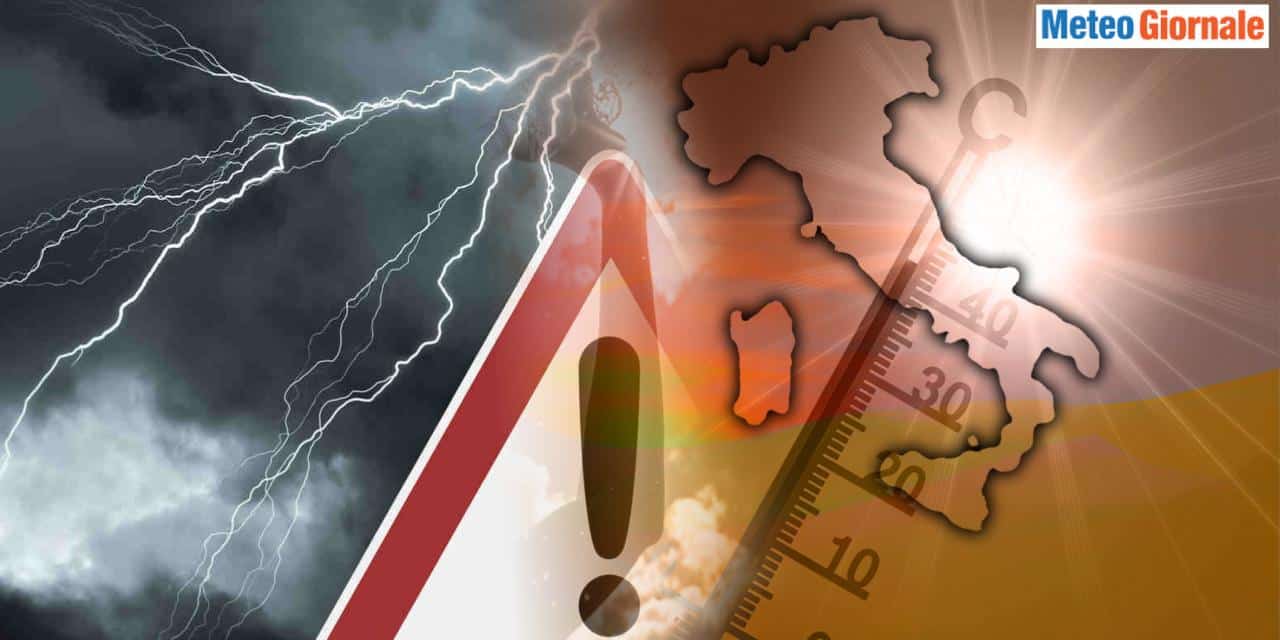 Temporali in vista su parte del Nord