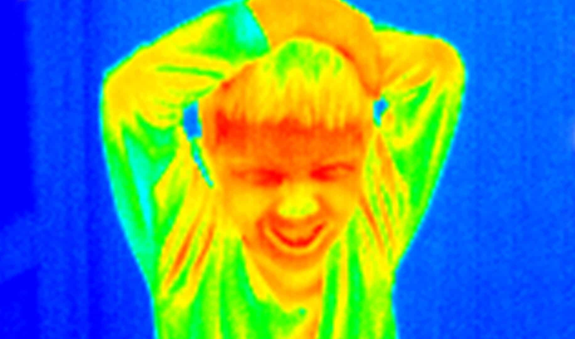 calore faccia stato salute
