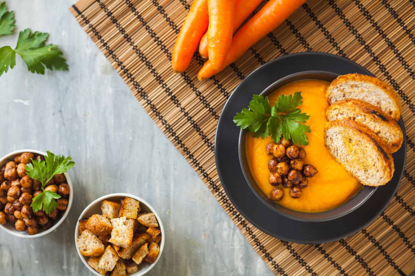 cibo vegano attraente