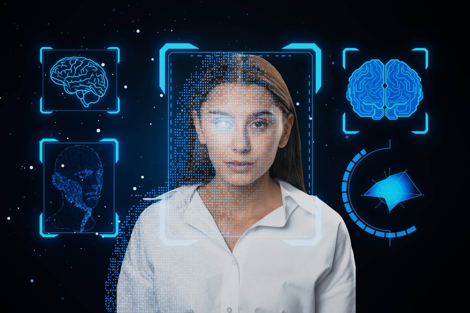 deepfake human face