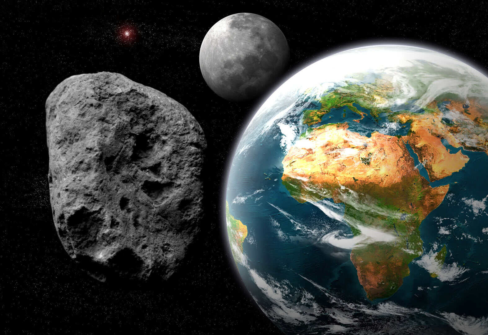 Asteroide più grande della Grande Piramide di Giza sfreccia tra la Terra e la Luna sabato