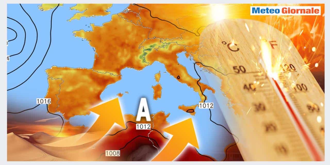 Caldo feroce e persistente
