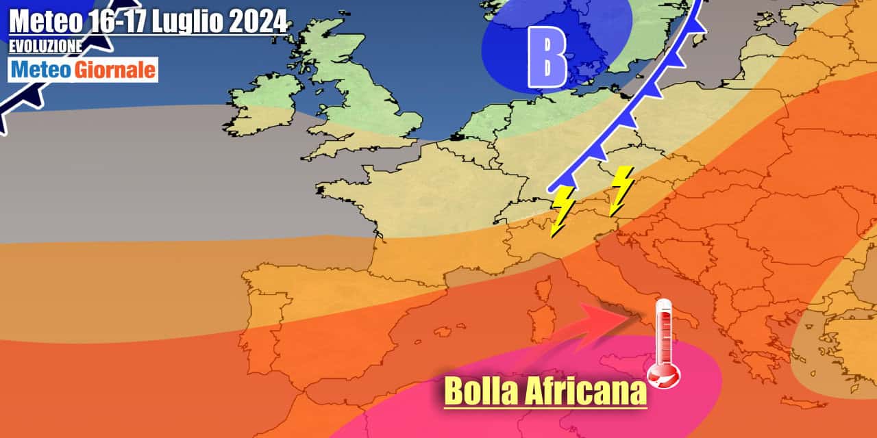 Dominio dell'anticiclone per tutta la settimana
