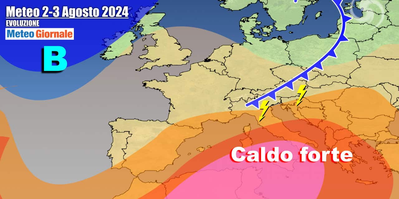 Fronte temporalesco verso il Nord
