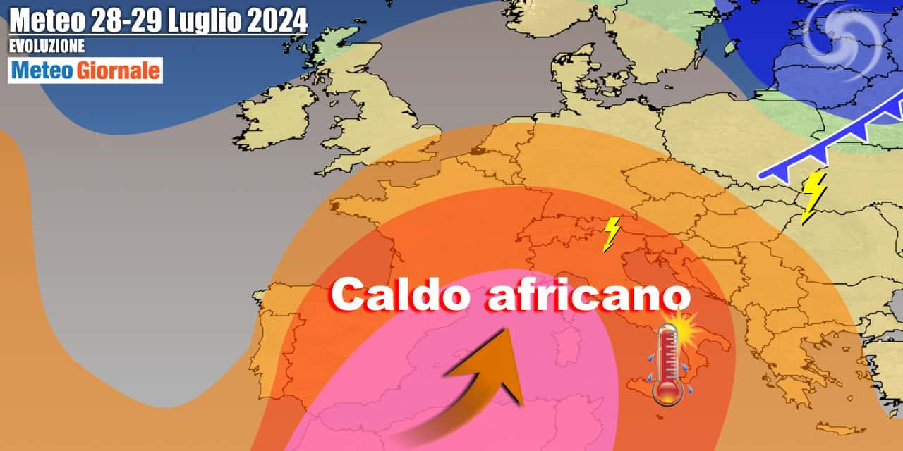 Nuova escalation dell'Anticiclone Africano