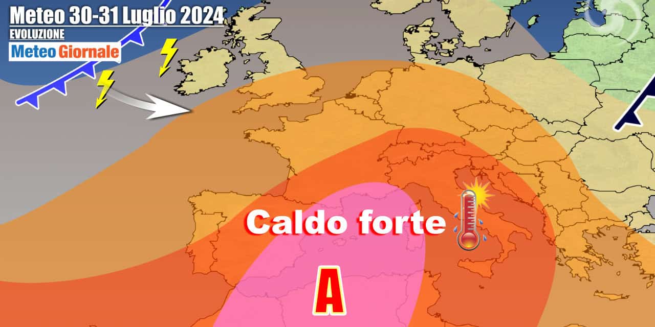 Prevista settimana rovente