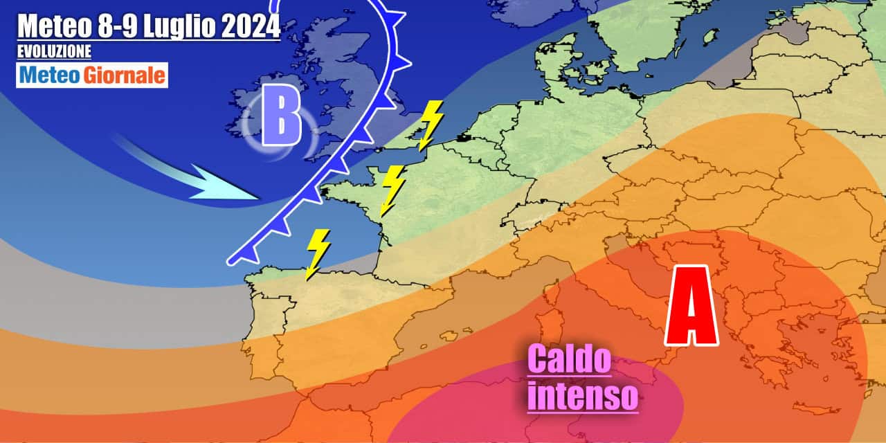 Super Anticiclone avvolgerà soprattutto il Centro-Sud