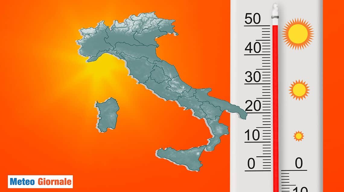 meteo caldo record 14 k