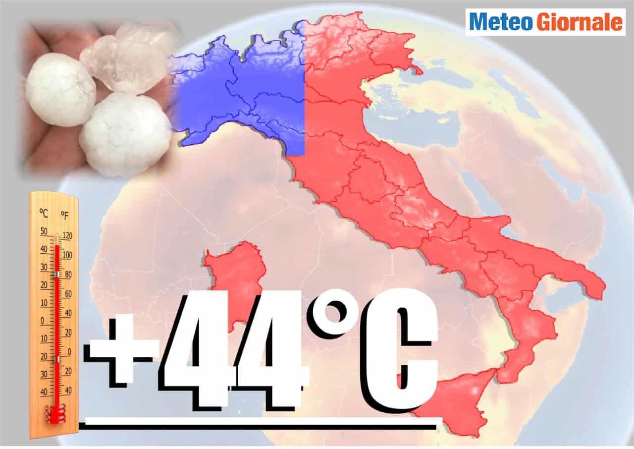 Meteo: CALDO infinito, fa davvero paura. Prossima settimana ROVENTE con punte di 44°C