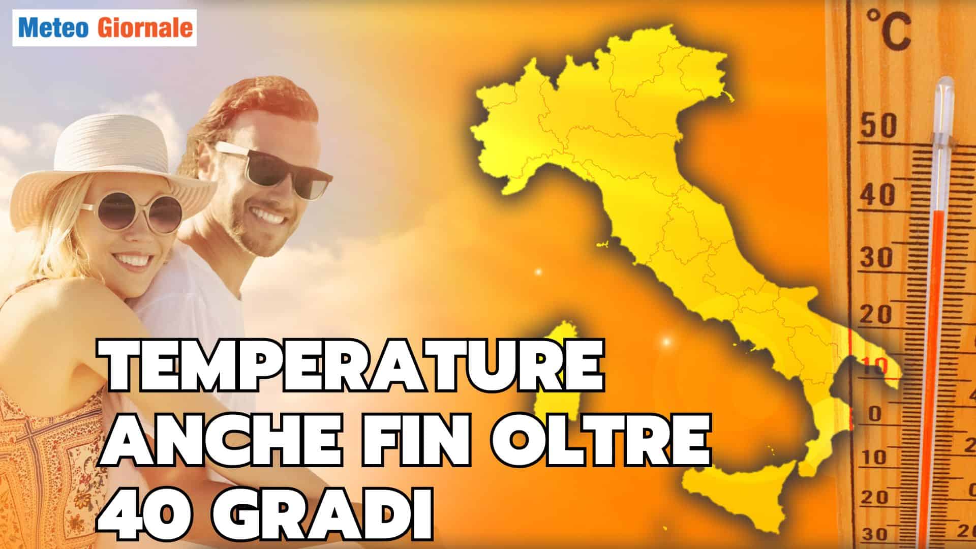 Meteo: CALDO senza sosta, ora non si scherza più. Sarà asfissiante con picchi di 43 gradi