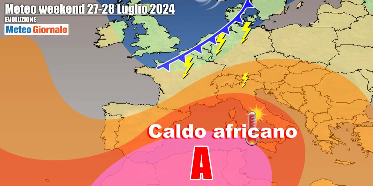Nel weekend l'anticiclone africano abbraccerà tutta l'Italia