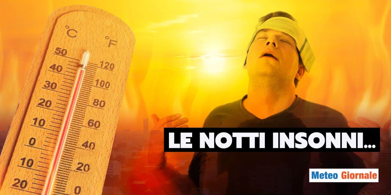 notti insonni caldo meteo 2007