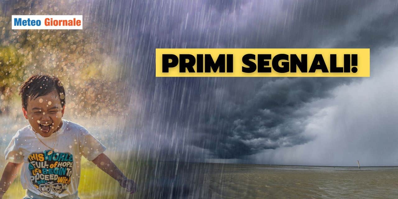 Meteo: ecco i primi segnali di cambiamento, occhio al week-end!