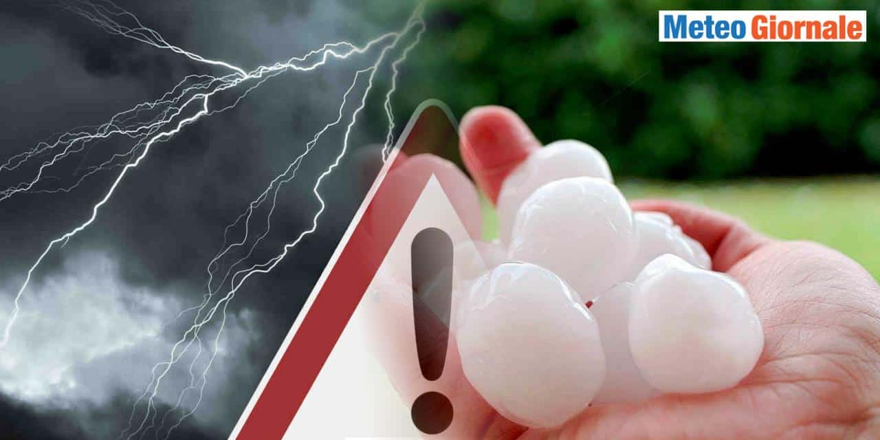 Rischio di temporali forti