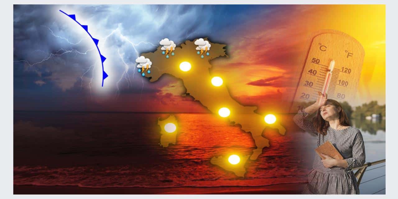 Meteo un po' capriccioso al Nord