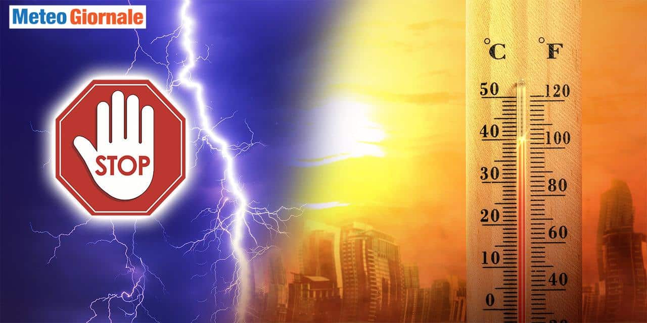 Stop ai temporali e via libera al caldo africano