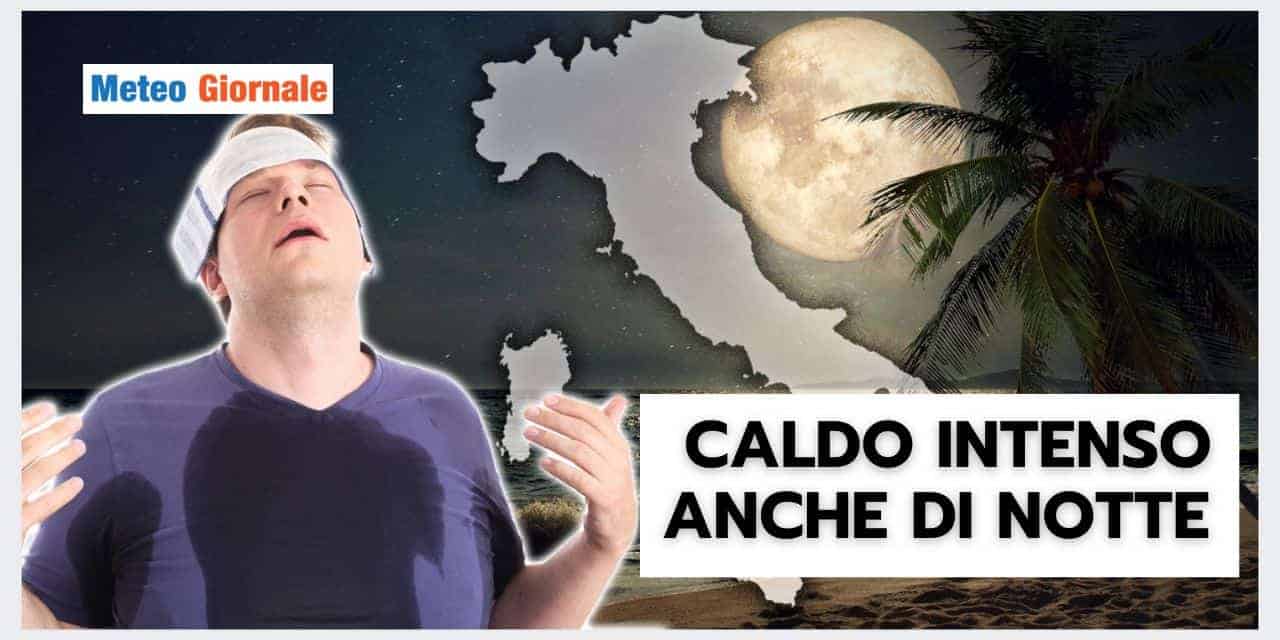 INCUBO NOTTI INSONNI, condizioni meteo difficili di sera e notte