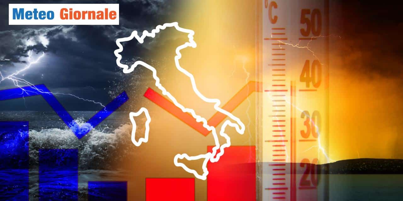 Calo termico e qualche temporale nel weekend