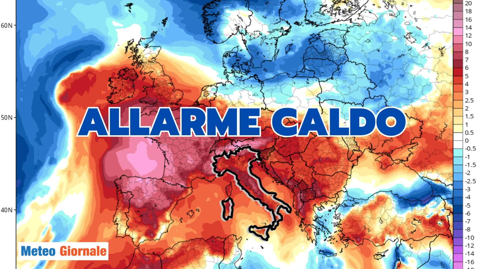 E’ allerta meteo Caldo. 14 Città con bollino rosso: caldo pericoloso