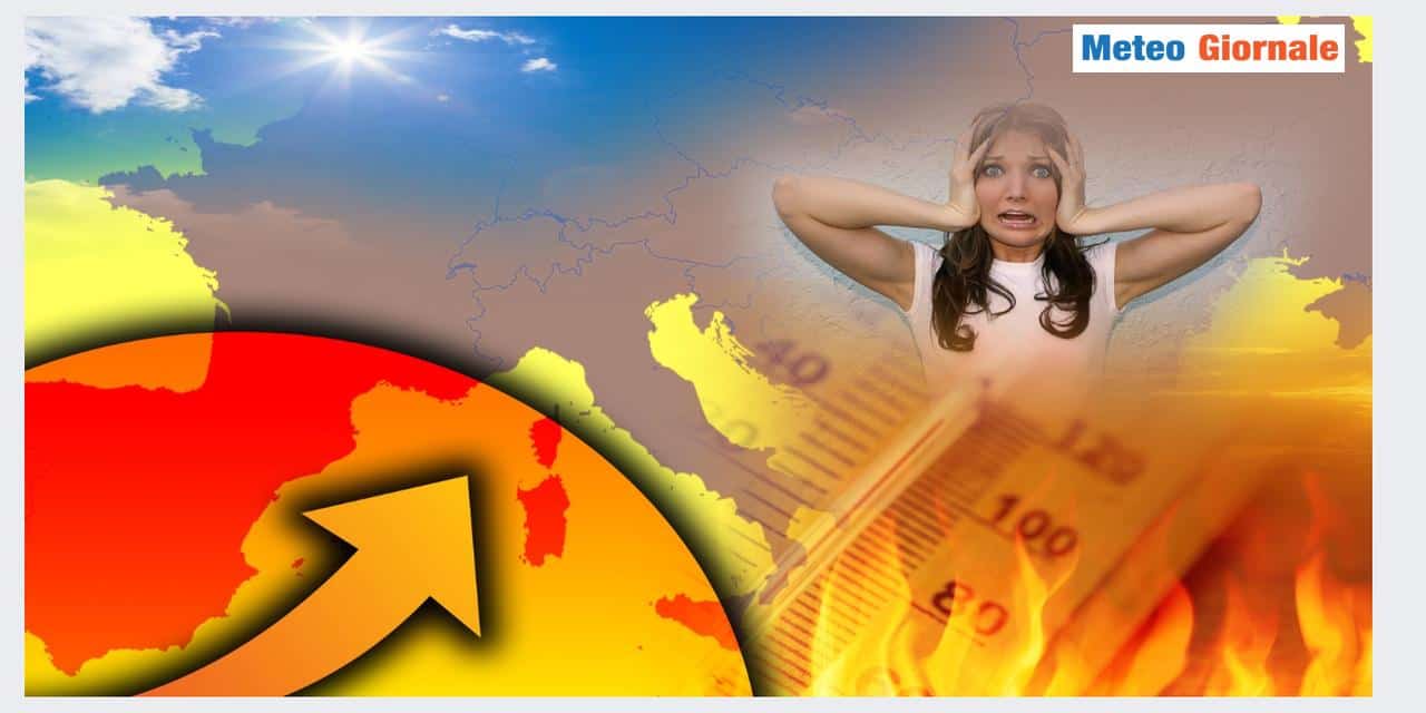 Forte Anticiclone e temperature in leggero aumento