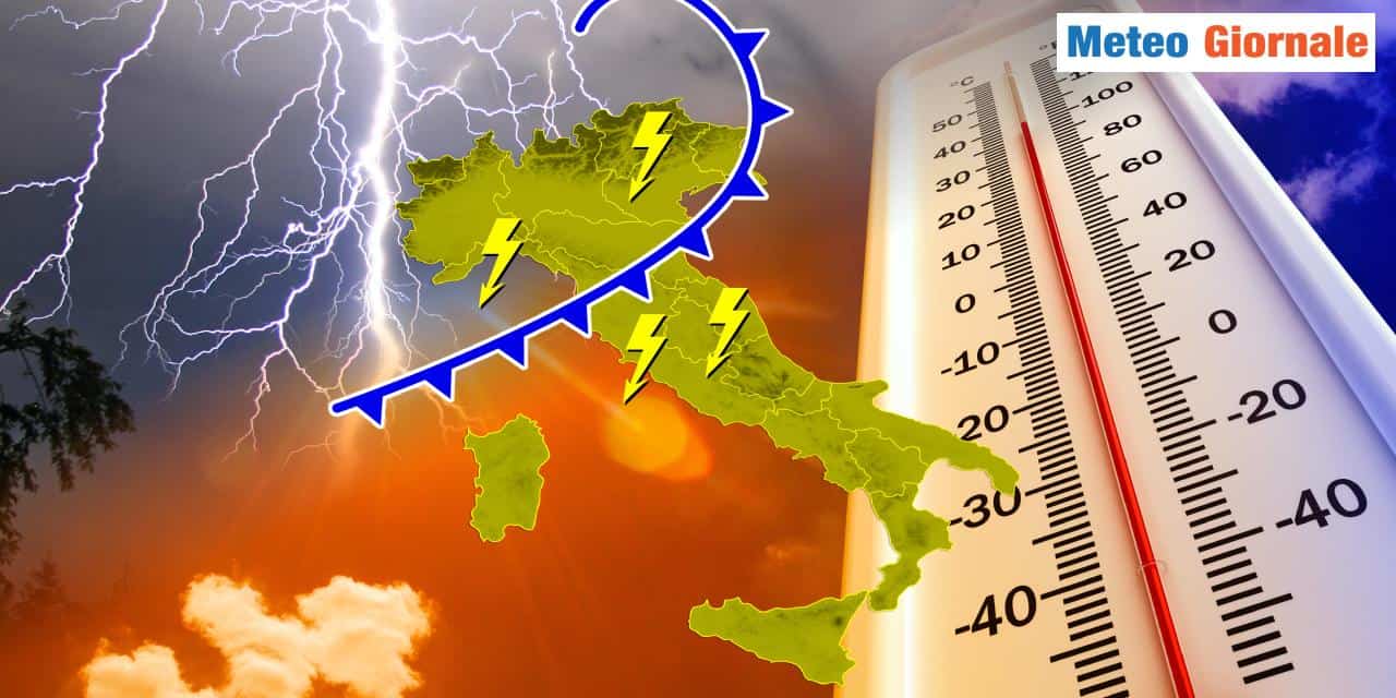 Bel tempo e caldo in aumento, attendendo nuova instabilità