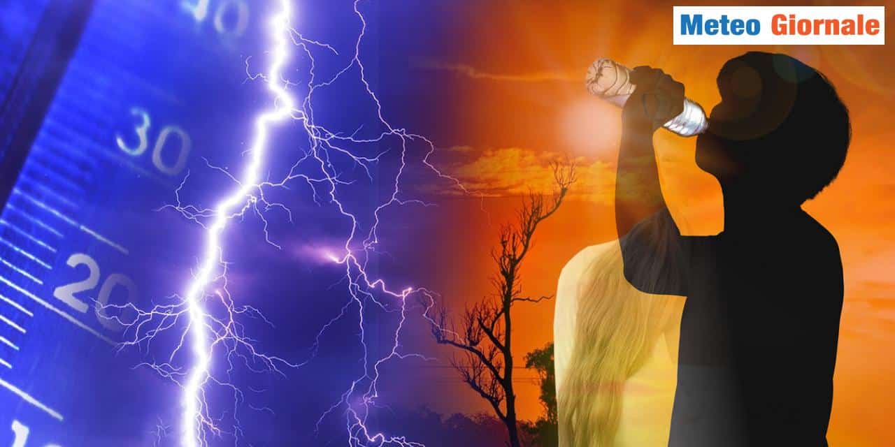 Dal caldo intenso ai forti temporali