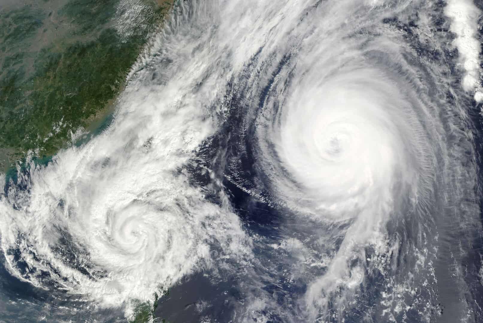 effetto fujiwhara cicloni tropicali