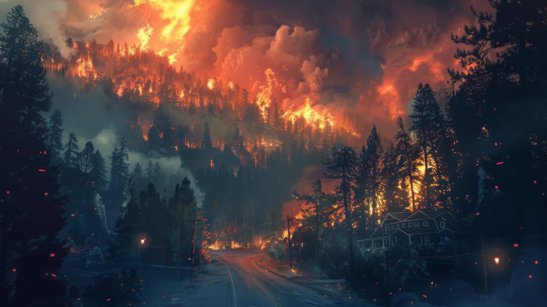 incendi boschivi in incremento