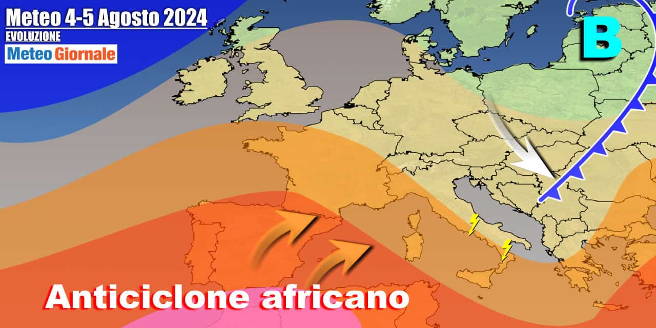 Dopo il cedimento, tornerà forte l'anticiclone