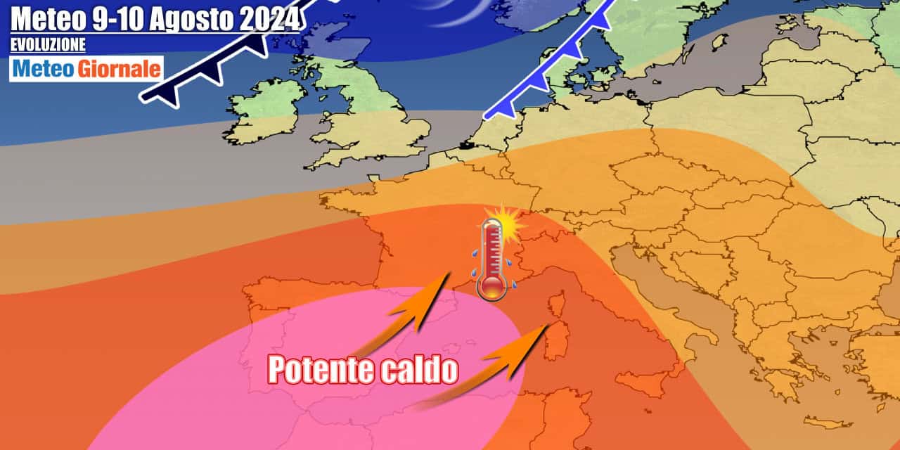Intensa calura in arrivo