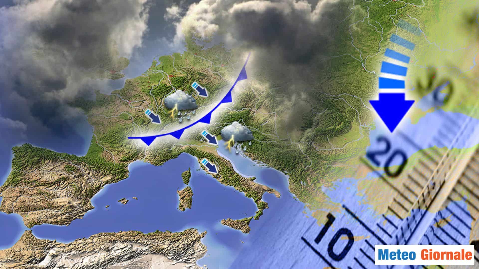 Meteo per la prima parte di SETTEMBRE: possibilità di TEMPORALI