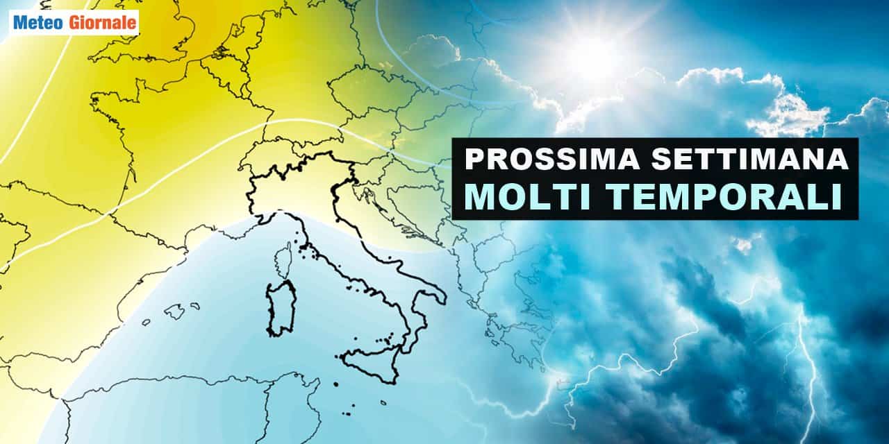 meteo prossima setitimana instabilita 2408