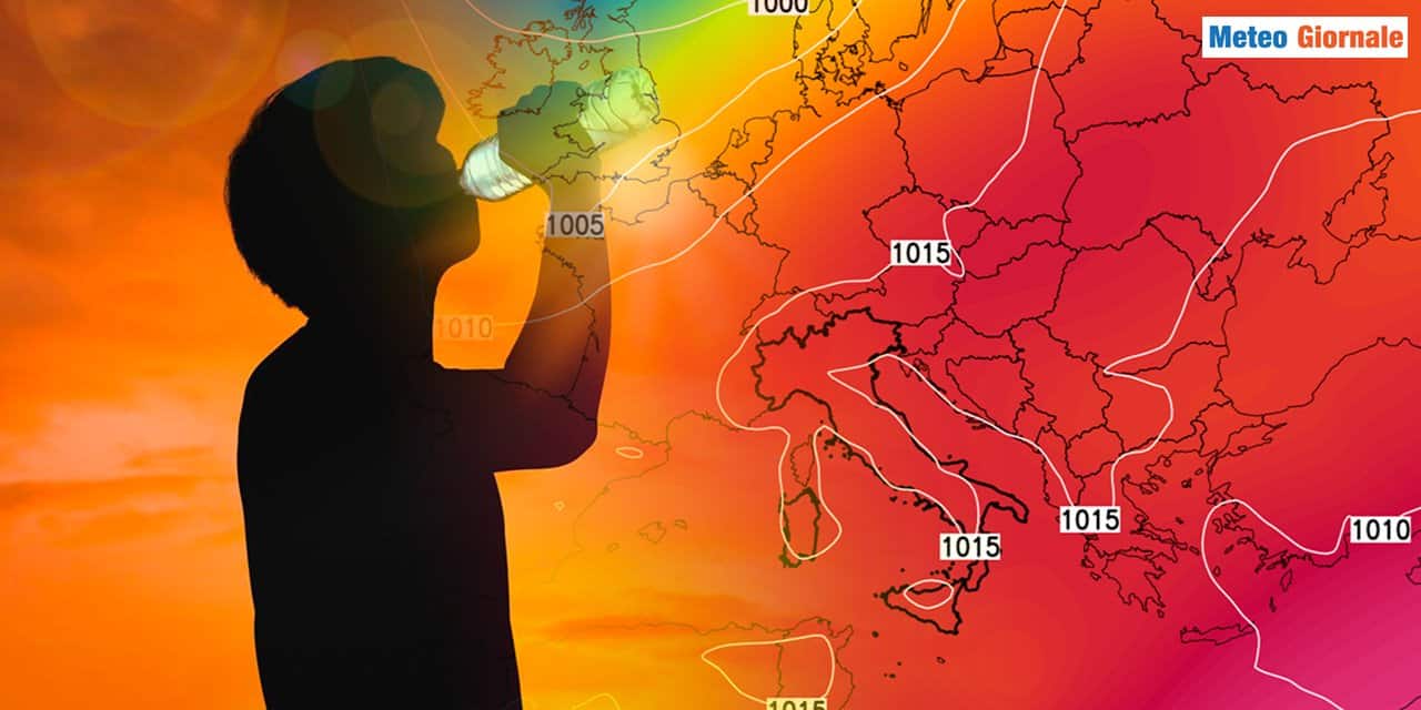 meteo ritorno caldo anticiclone africano 1908