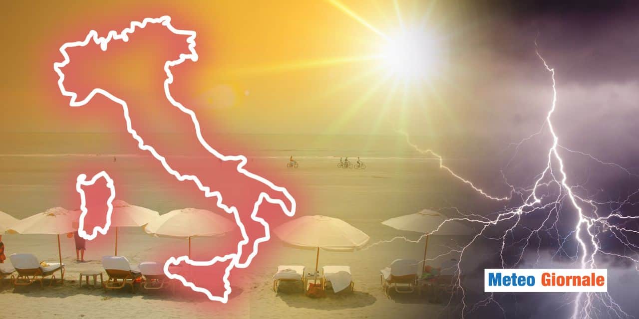 ritorna gran caldo meteo 2108