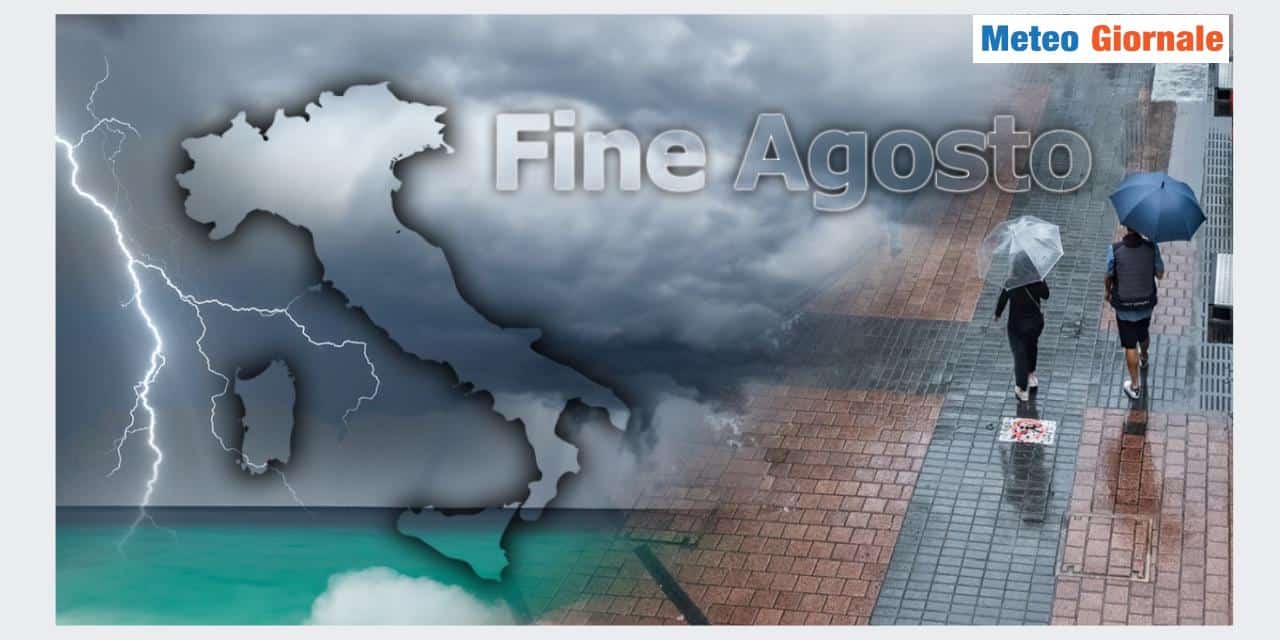 Fine Agosto con declino Estate a suon di temporali