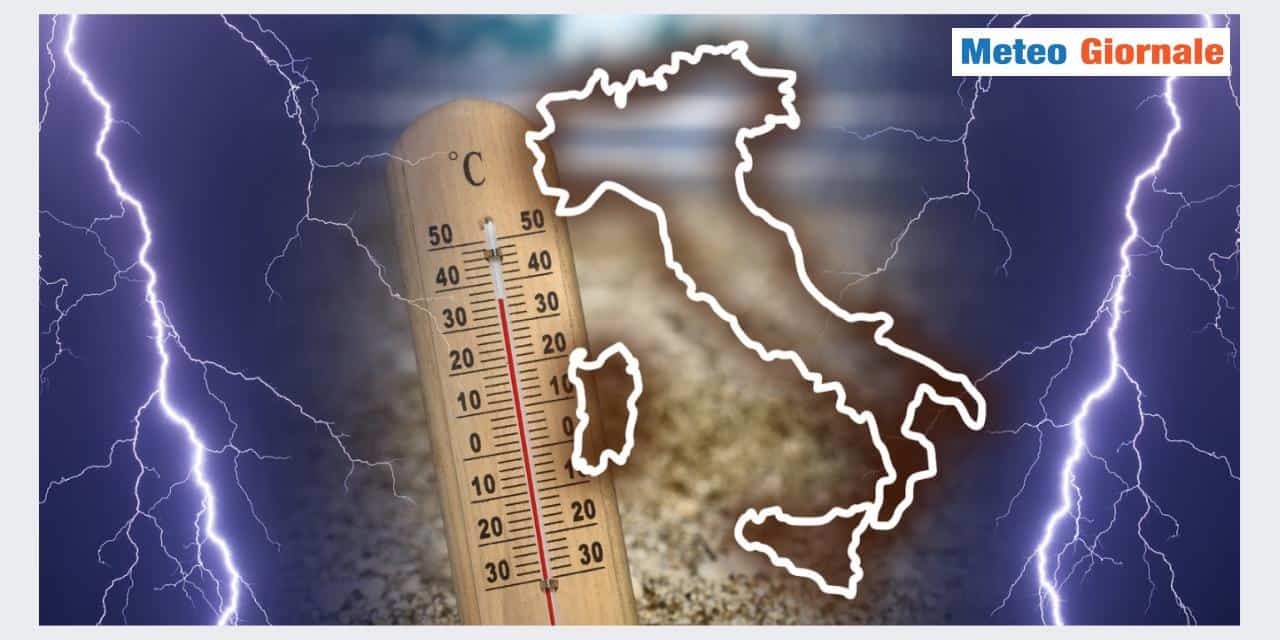 STOP al CALDO: deciso calo delle TEMPERATURE da DOMENICA!
