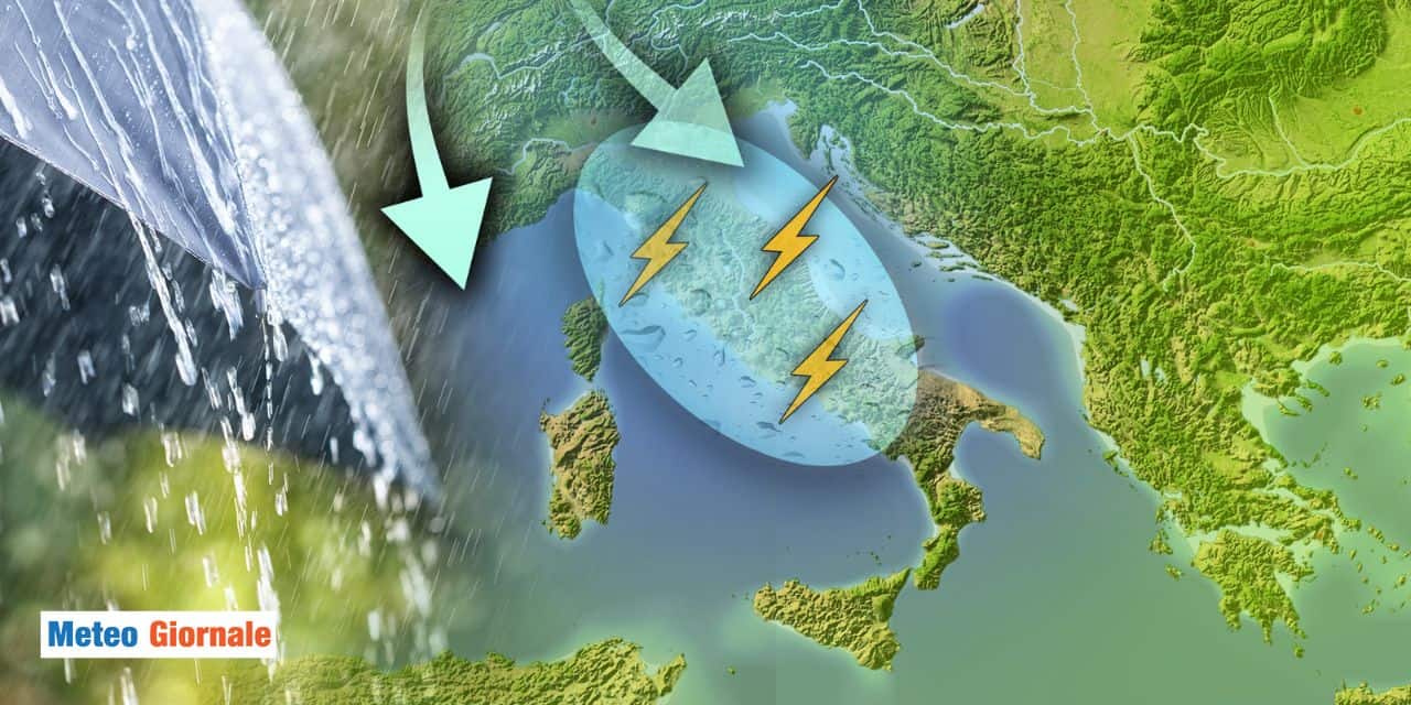 tornano temporali meteo 2508
