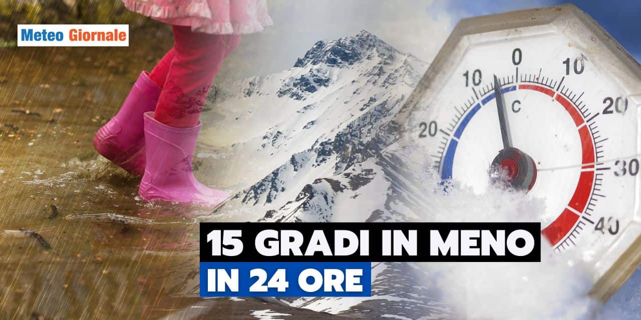 15 gradi in meno meteo 2709