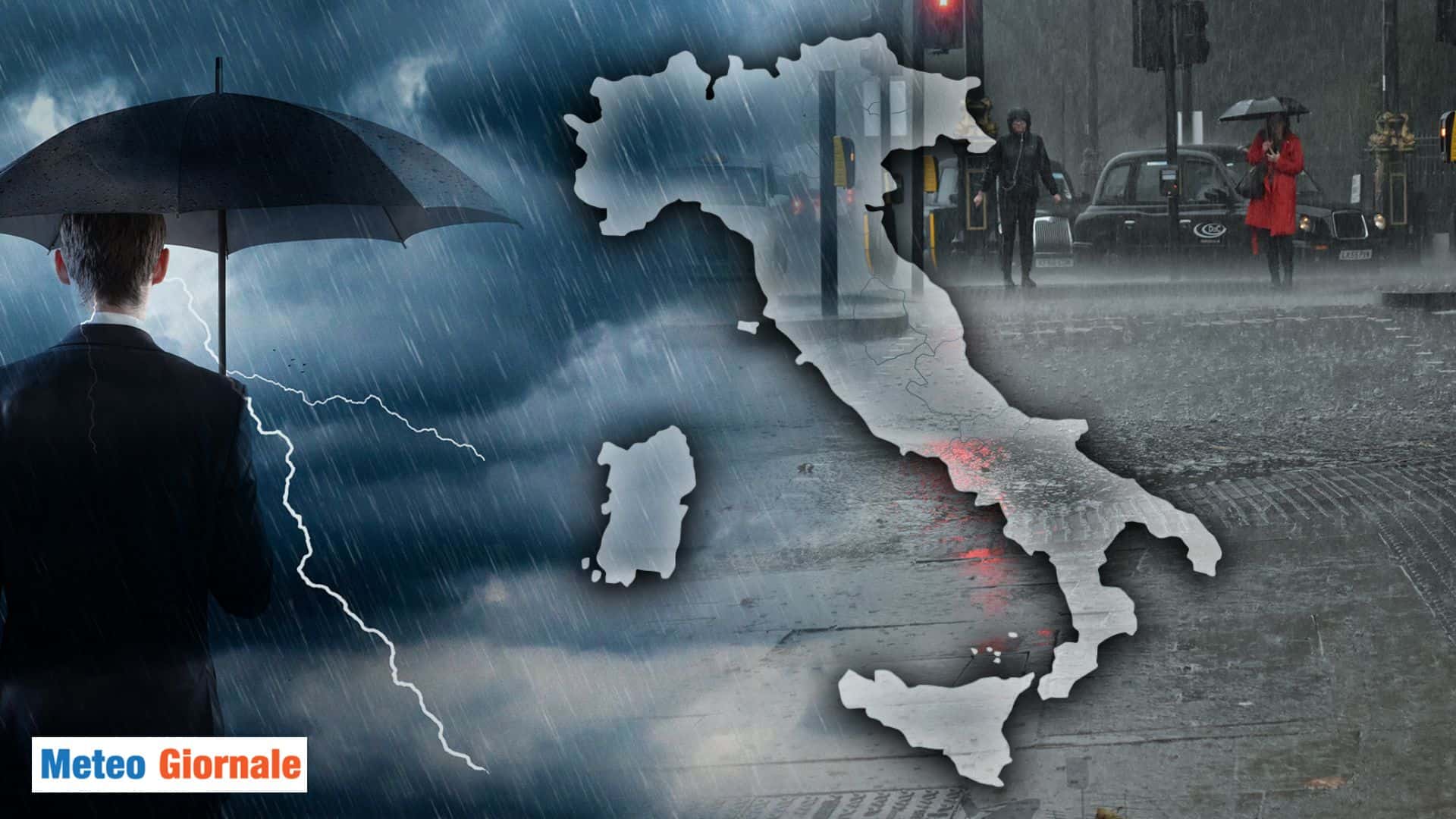 Meteo Oggi e Domani: ancora FORTI TEMPORALI e possibili NUBIFRAGI con CALO TERMICO