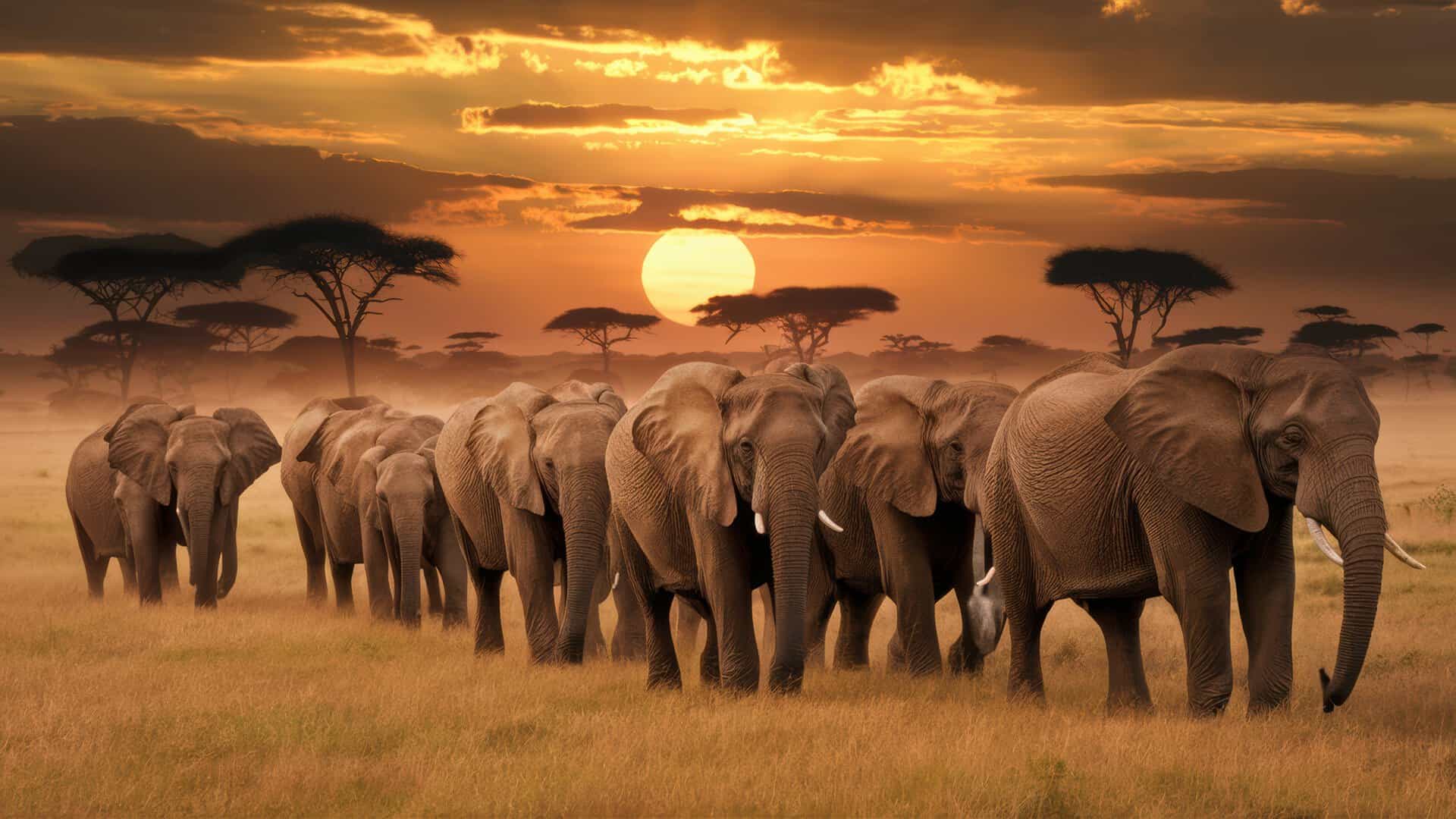 Centinaia di elefanti saranno abbattuti in Zimbabwe e Namibia a causa della scarsità di cibo e acqua