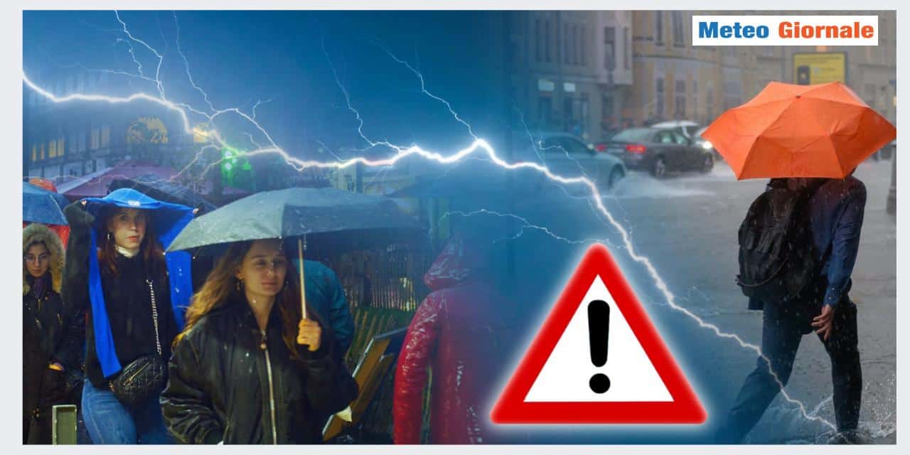 Cambio di stagione con arrivo di intense piogge