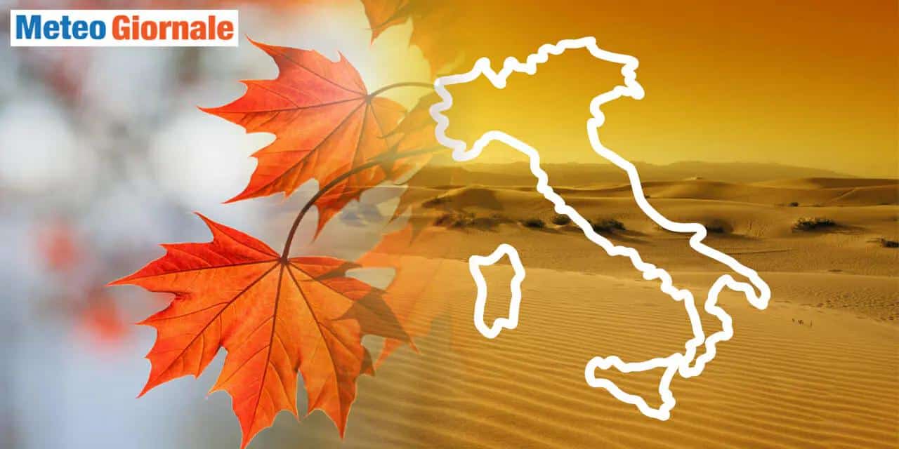 Il caldo africano potrebbe tornare in pieno Autunno