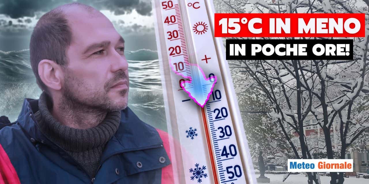 crollo termico 15 gradi meteo 2409