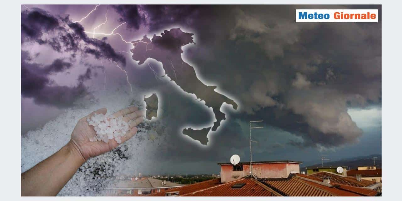 Maltempo colpirà in pieno l'Italia
