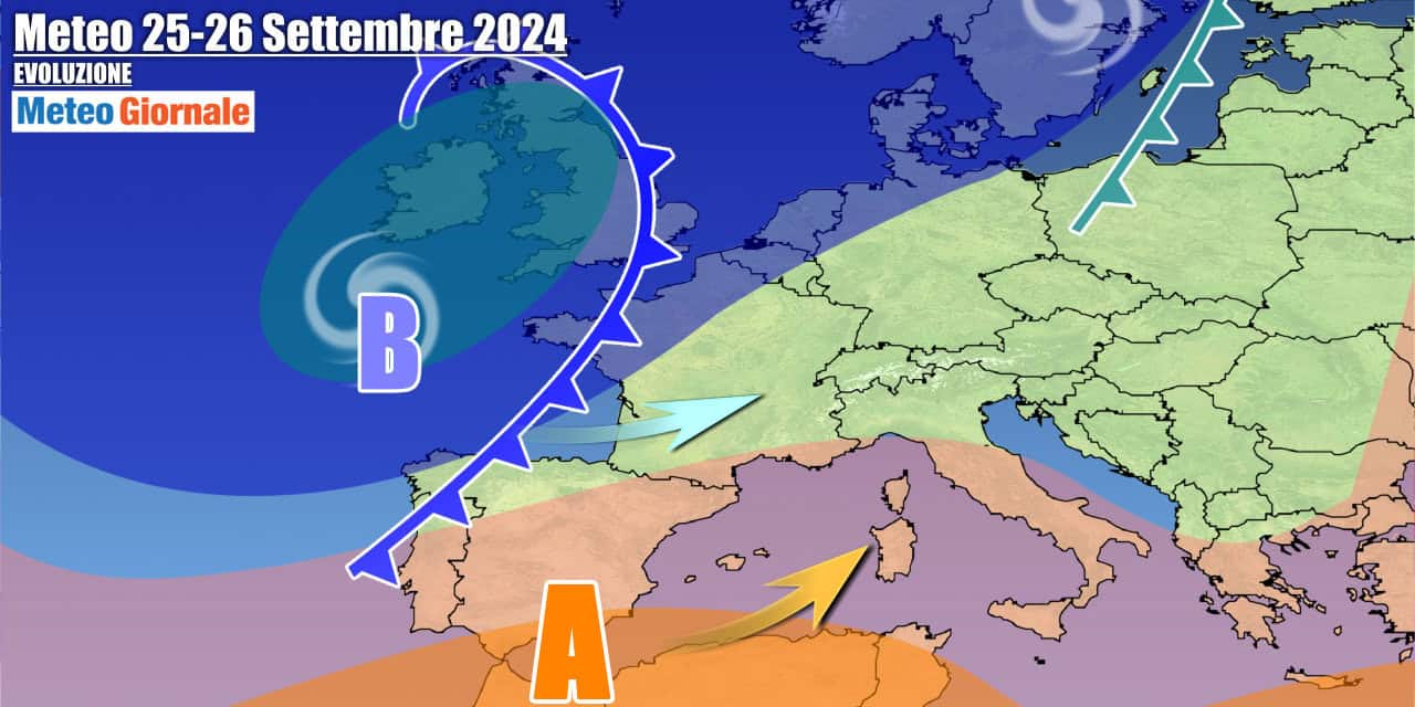 Circolazione più calda da metà settimana