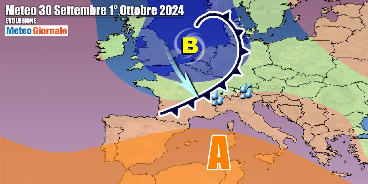 Maltempo autunnale in arrivo la prossima settimana
