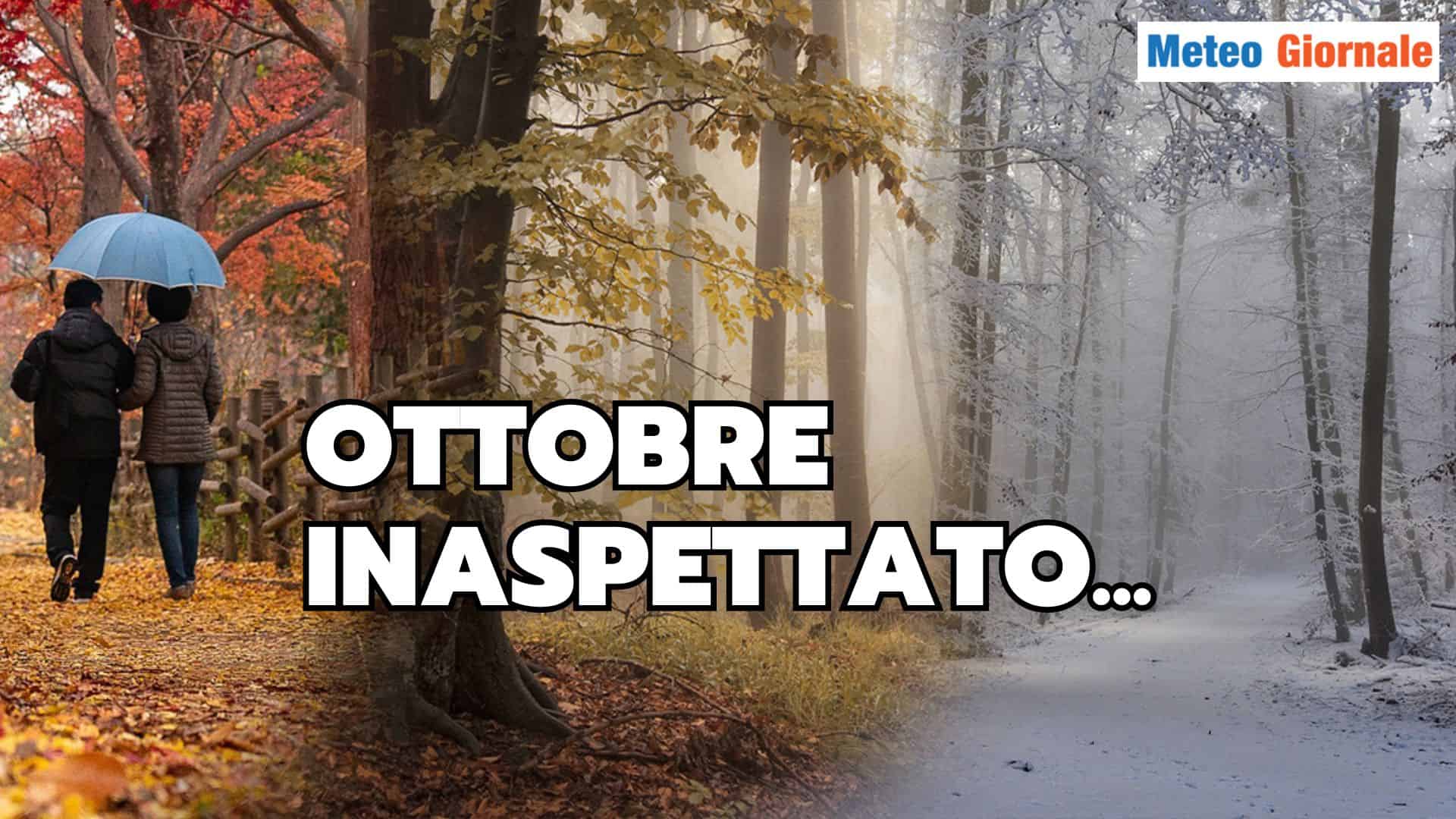 METEO Ottobre inaspettato: rivela una sorpresa climatica Shock