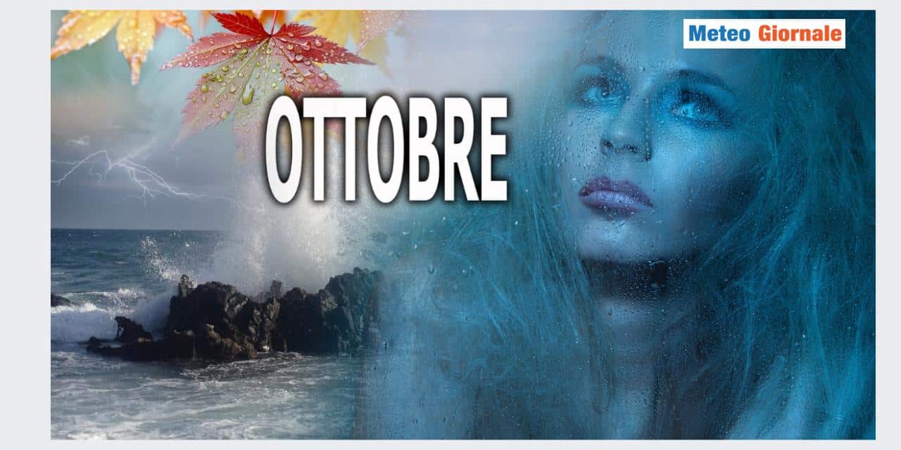 Meteo: avvio Ottobre con piogge e nubifragi, ecco i dettagli